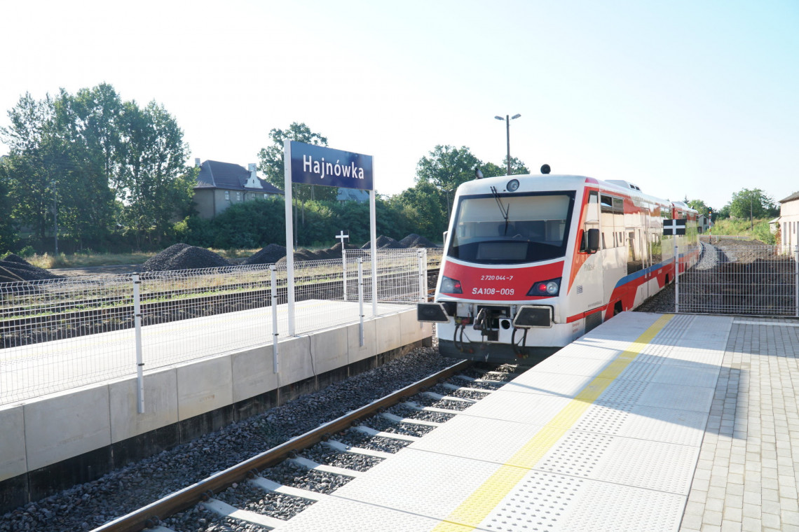 Hajnówka. Fot. T. Lotowski / PKP Polskie Linie Kolejowe SA Podróżni na Podlasiu skorzystają z nowych peronów