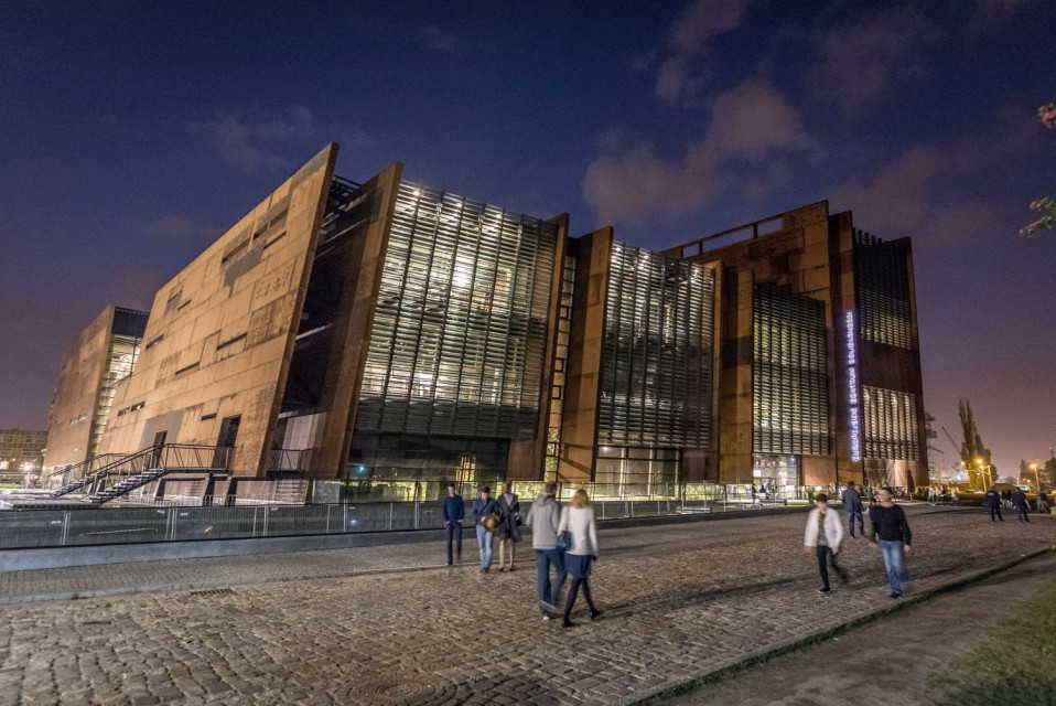 Europejskie Centrum Solidarności w Gdańsku. Fot. Dawid Linkowski Europejskie Centrum Solidarności w Gdańsku: tu przed wirusem chroni nanotechnologia