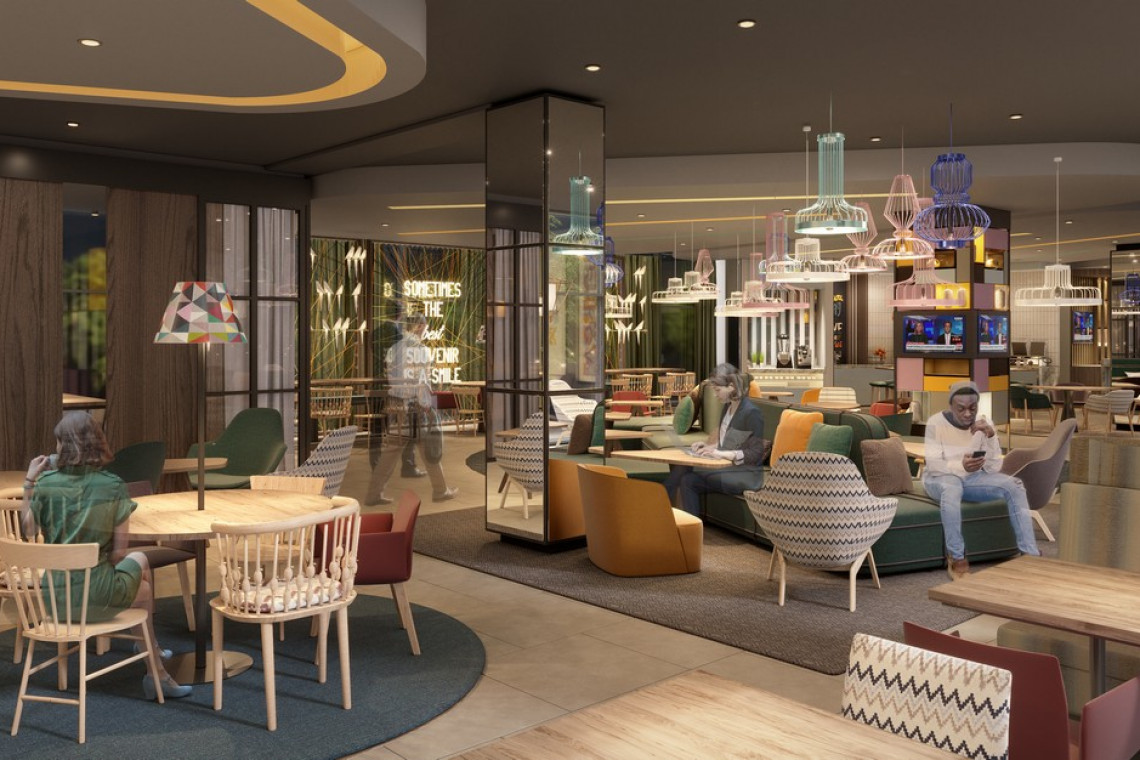 Hampton by Hilton Balice. Proj. Iliard Architecture & Interior Design. Wiz. Mat. prasowe W przyszłym roku powstanie Hilton w Balicach. Projekt bryły i wnętrz to dzieło Iliard