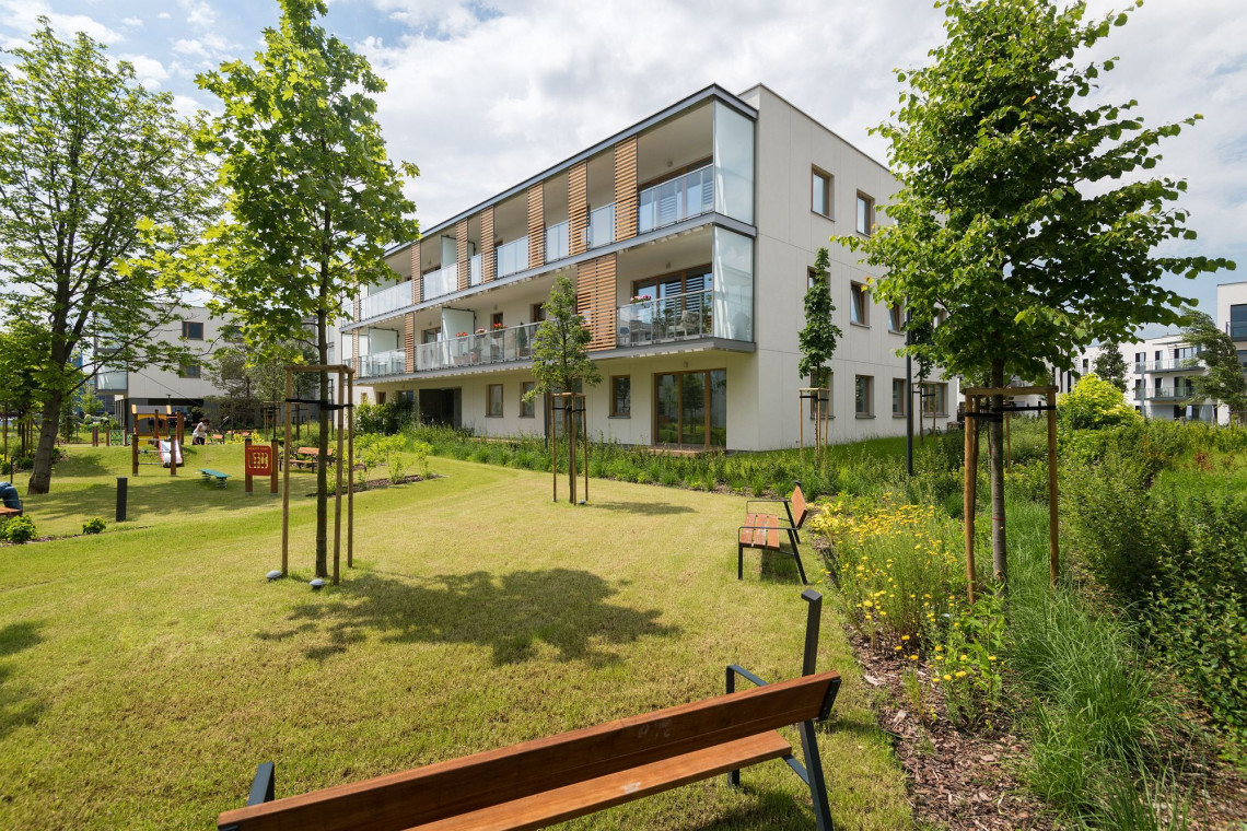 Jaśminowy Mokotów. Proj. BBGK Architekci (Jaśminowy Mokotów 3). Fot. Mat. prasowe Skanska Skandynawska architektura: przepis na nową jakość życia w polskich miastach?
