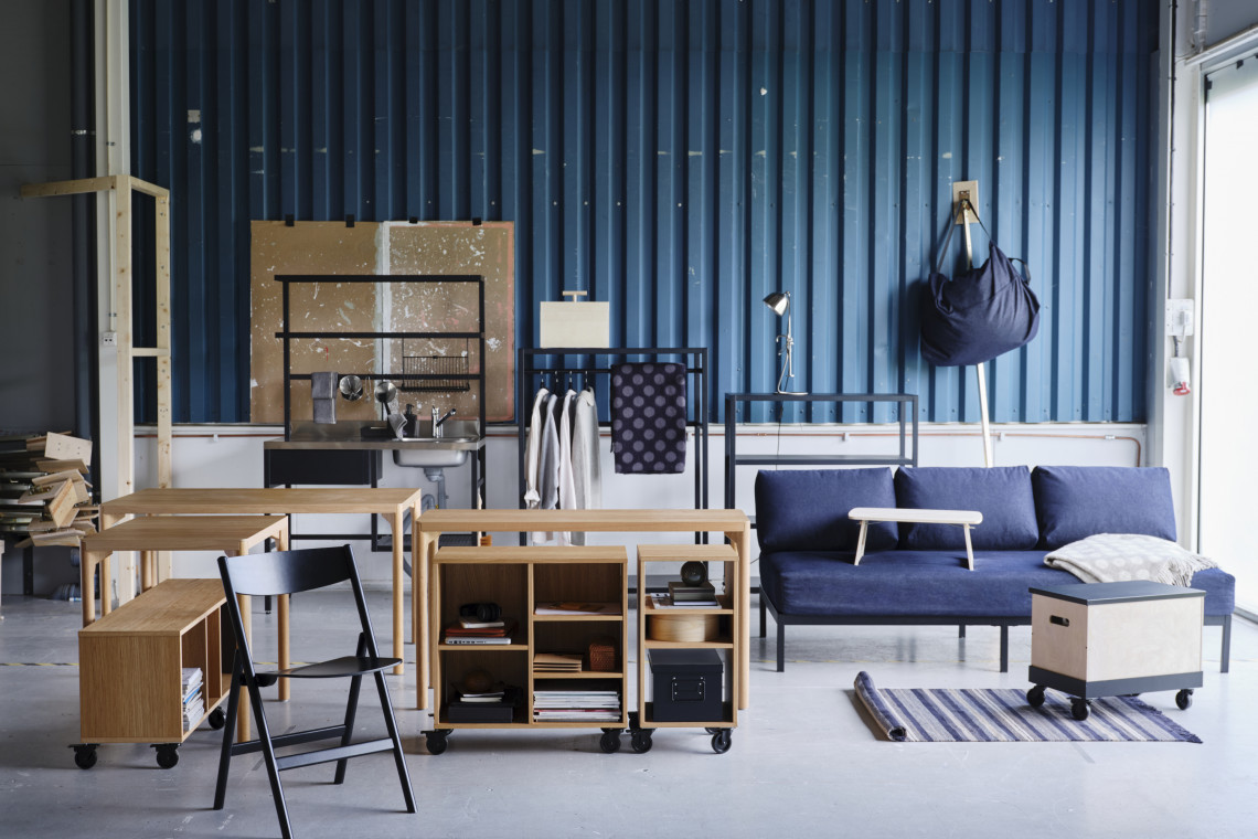 Nowa kolekcja IKEA, Ravaror. Fot. Mat. prasowe IKEA pokazała nową kolekcję. Jest mobilnie i wielofunkcyjnie