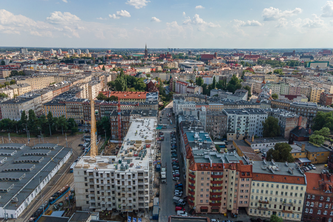 Budowa Zajezdni Wrocław. Fot. Maciej Lulko Duża inwestycja na wrocławskim Nadodrzu już na wykończeniu. Zaglądamy na plac budowy