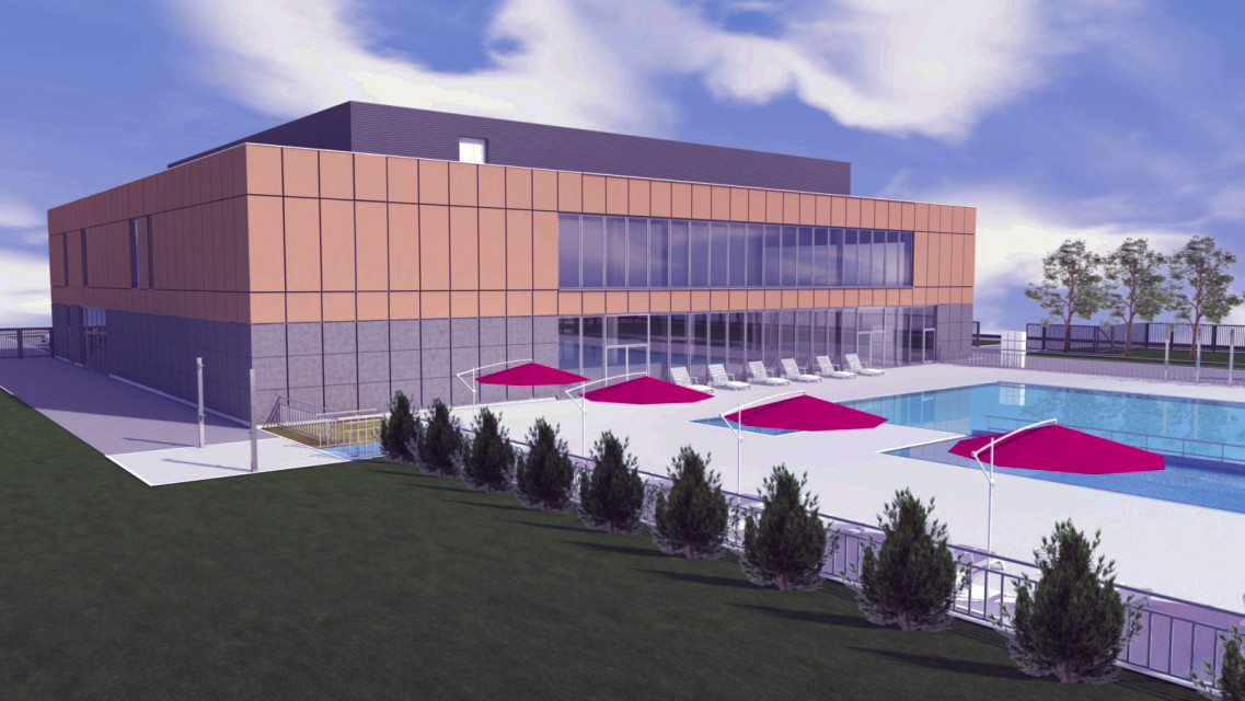 Aquapark Brochów. Fot. Mat. prasowe We Wrocławiu powstanie nowoczesny kompleks sportowo-rekreacyjny. Rusza budowa Aquaparku na Brochowie