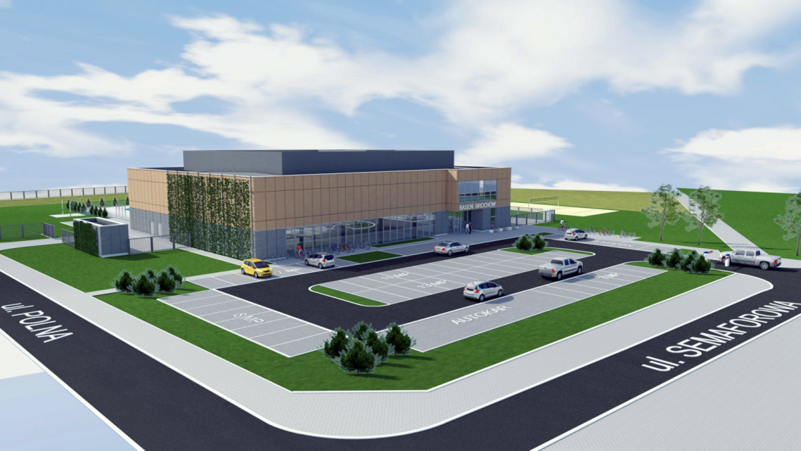 Aquapark Brochów. Fot. Mat. prasowe We Wrocławiu powstanie nowoczesny kompleks sportowo-rekreacyjny. Rusza budowa Aquaparku na Brochowie