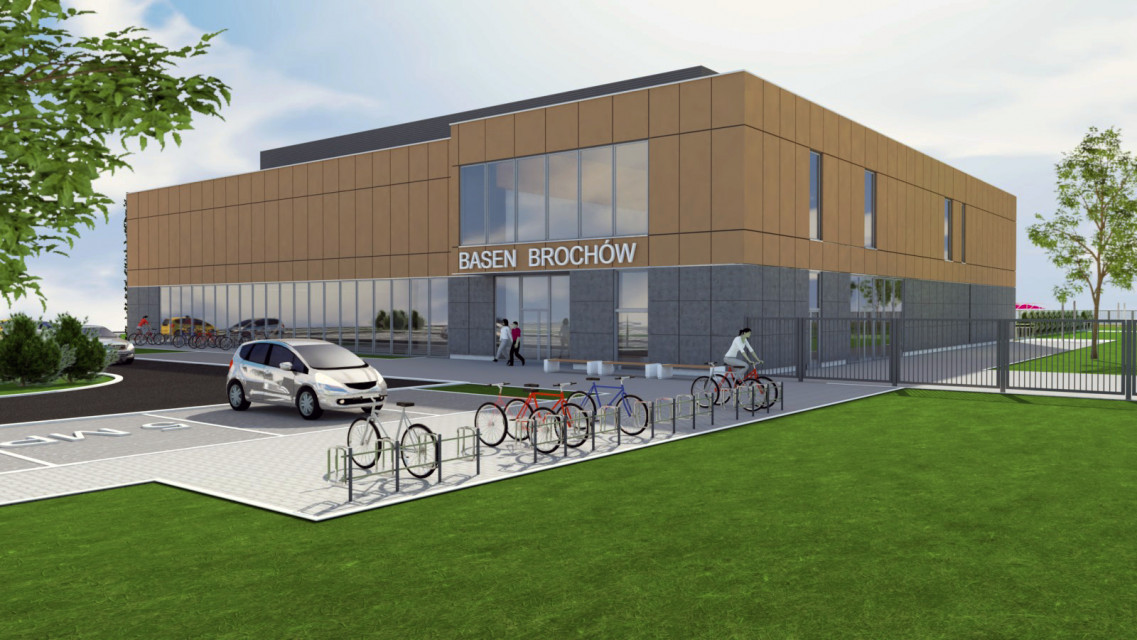 Aquapark Brochów. Fot. Mat. prasowe We Wrocławiu powstanie nowoczesny kompleks sportowo-rekreacyjny. Rusza budowa Aquaparku na Brochowie