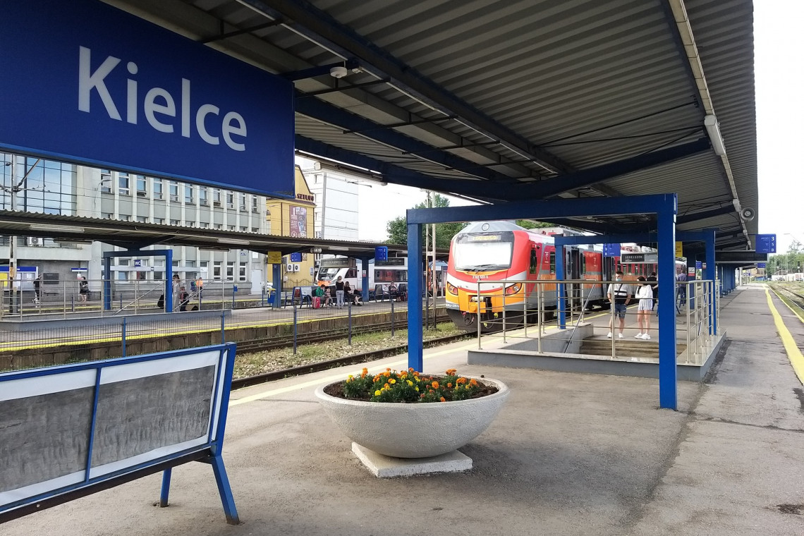 Stacja Kielce. Fot. Mat. prasowe PKP PLK / Izabela Miernikiewicz Wspólna inwestycja miasta i PKP PLK w Kielcach
