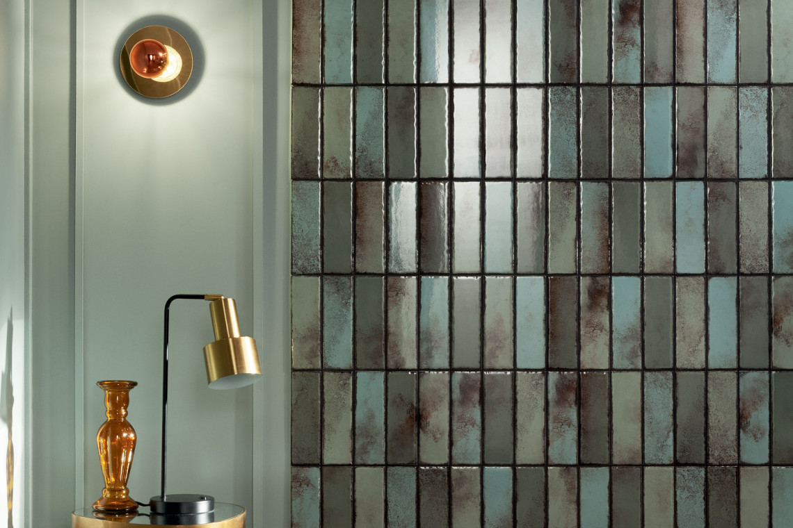 Płytki ceramiczne z kolekcji Curio marki Tubądzin. Fot. Mat. prasowe Aktualne trendy kolorystyczne wg. Pantone w nowej kolekcji polskiej marki