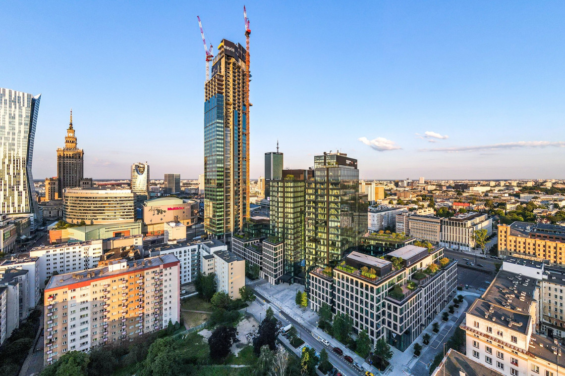Wieści z Varso Place. Fot. Mat. prasowe Zaglądamy na plac budowy Varso Place