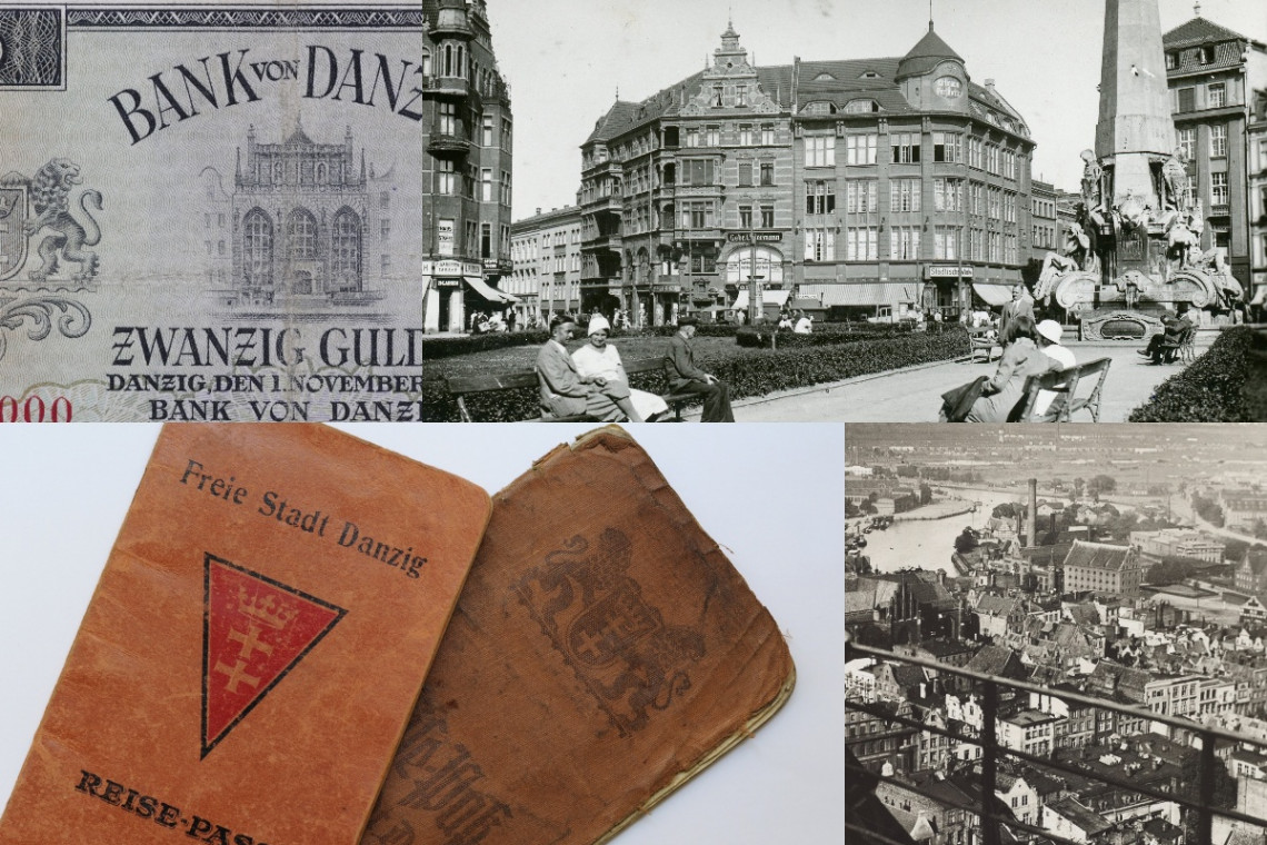 Kolaż fotografii ze zbiorów Muzeum Gdańska. Fot. Mat. MG Do 22 listopada można obejrzeć wystawy z okazji 100-lecia Wolnego Miasta Gdańska