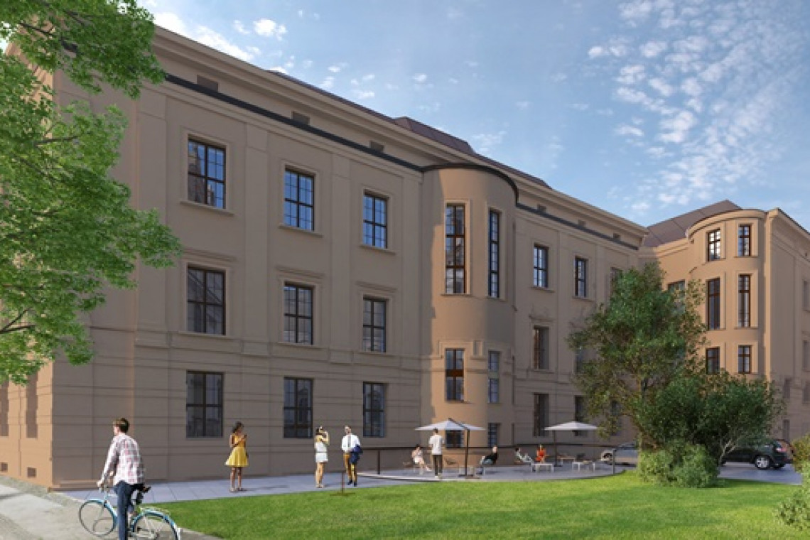 Rys. Prime Project, www.wroclaw.pl Nowy biurowiec na mapie Wrocławia. Tak zmieni się dawna Farmacja