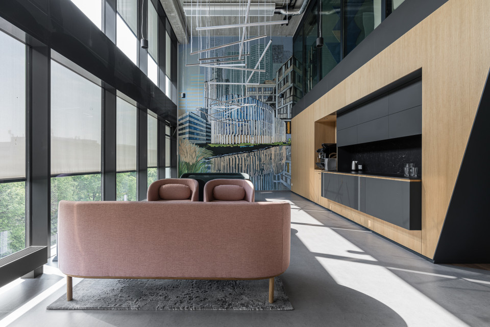 Nowe biuro Vastint projektu Bit Creative Barnaba Grzelecki, fot. Fotomohito Industrialnie, ale przytulnie. Warszawscy architekci zaprojektowali nową siedzibę Vastint