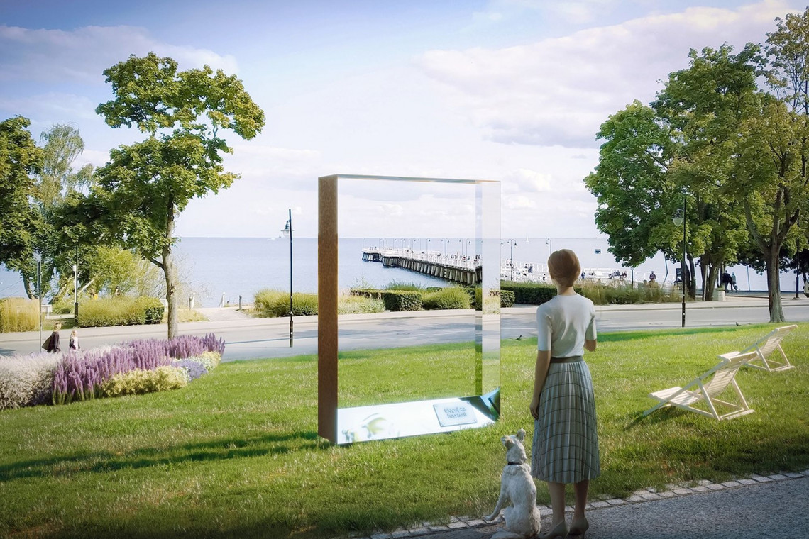 Orłowski park "Wzgórze Mewy" wzdłuż linii brzegowej morza przy rzece Kaczej zyska zupełnie nowe oblicze. Projekt jest już gotowy. Inicjatorem koncepcji rewitalizacji terenu parku jest gdyńska Grupa Vectra, fot. mat. prasowe Pierwszy taki projekt w historii Gdyni. Duża inwestycja firmy prywatnej w przestrzeń miejską