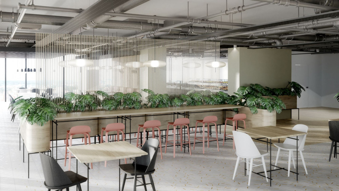 Nowe centrum biznesu w Poznaniu zaskoczy designem. Tak mogą wyglądać wnętrza Andersia Silver, fot. The Design Group Nowe centrum biznesu w Poznaniu zaskoczy designem. Tak mogą wyglądać wnętrza Andersia Silver