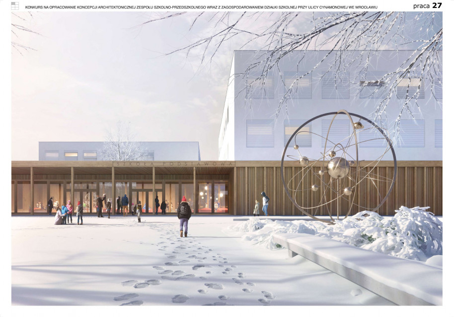 Wyróżnienie: M.O.C. Architekci z Katowic Pracownia Zbigniewa Maćkowa z kolejnym wygranym konkursem! Mieli najlepszy pomysł na duży zespół edukacyjny