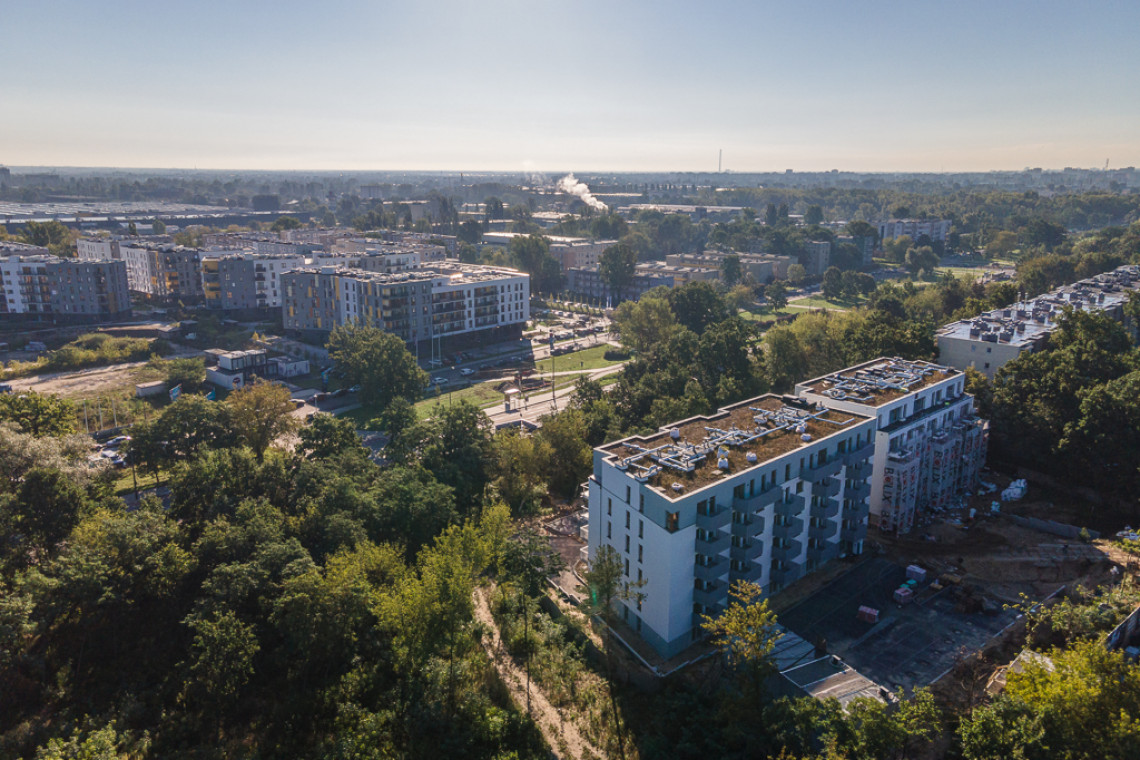 Osiedle Forêt w prywatnym lasem. Fot. Maciej Lulko Zielona enklawa na warszawskiej Białołęce już na wykończeniu