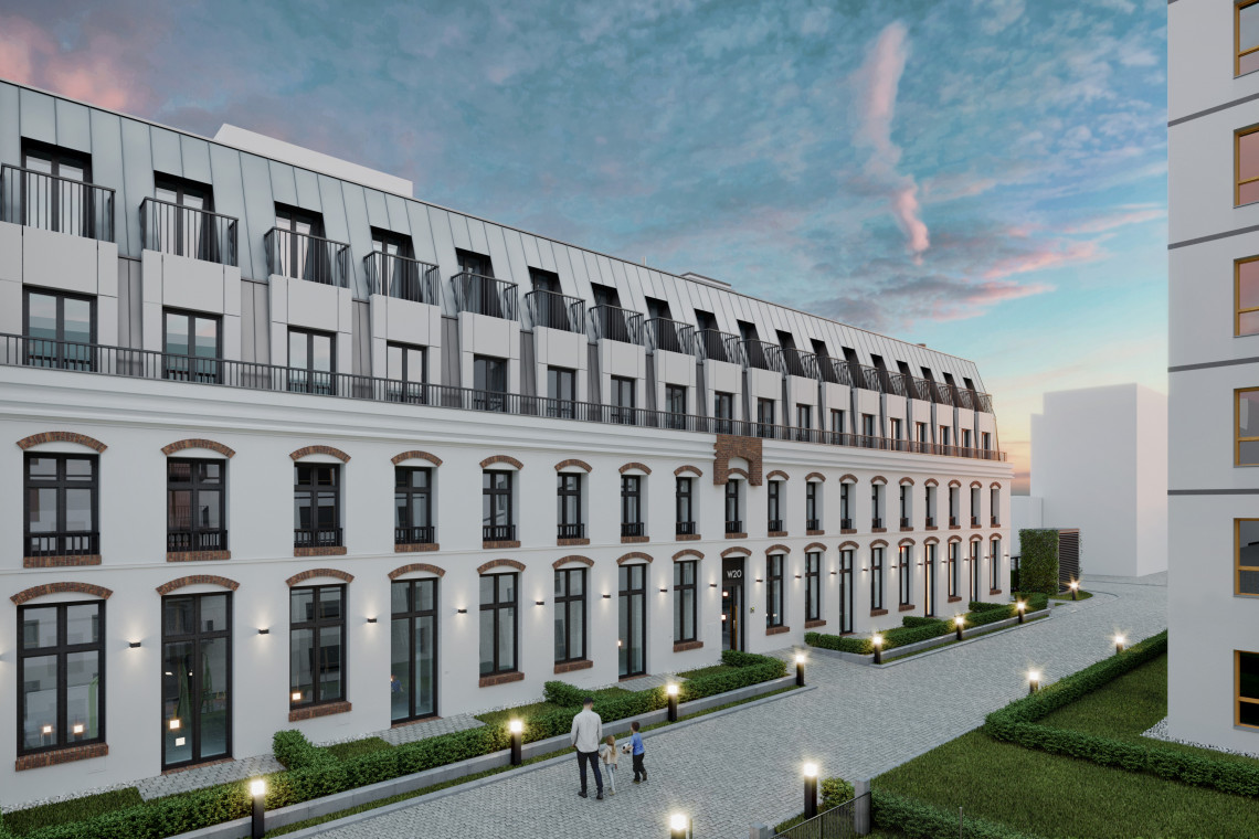 Firma Duda Development realizująca w Łodzi inwestycję Diasferę Łódzką, zajmie się również rewitalizacją położonego na terenie inwestycji budynku warsztatowego, znajdującego się na obszarze objętym ochroną Miejskiego Konserwatora Zabytków, fot. mat. prasowe Odnowią dawny budynek warsztatowy w Łodzi