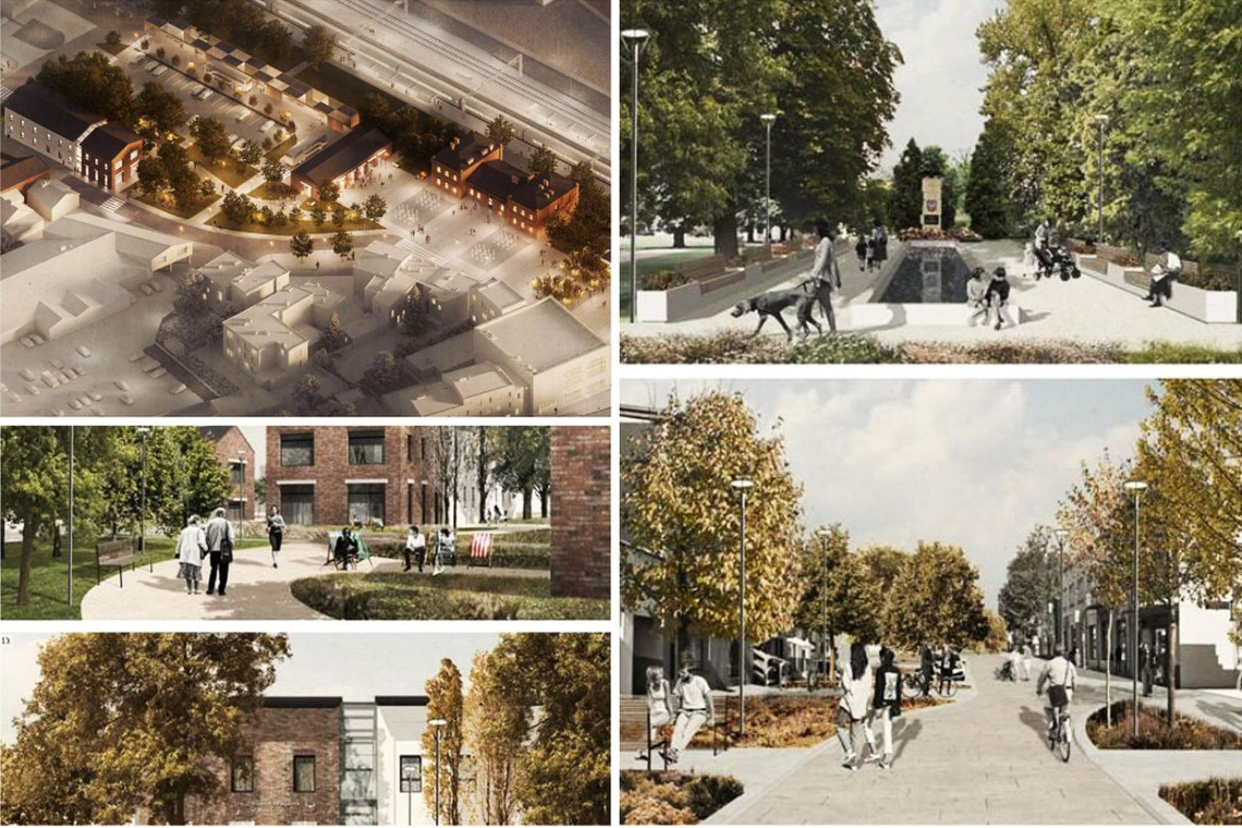 I Nagroda trafiła w ręce pracowni 4am Architekci s.c. Tomasz Karpiński Arkadiusz Wróblewski z Warszawy, fot. mat. SARP Częstochowa Tak może wyglądać nowe centrum Myszkowa! Zaprojektują je warszawscy architekci