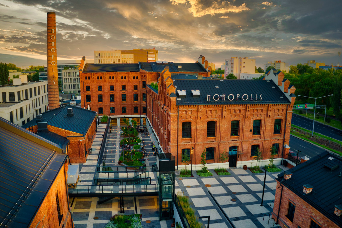 Monopolis w Łodzi. Proj. Grupa 5 Architekci. Fot. Mat. prasowe Virako Mixed-use na fali. To jeden z najbardziej spektakularnych przykładów