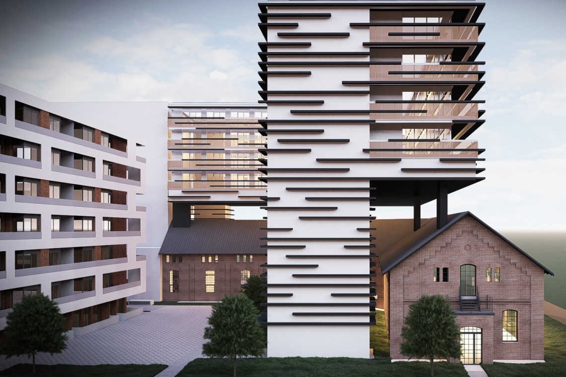 Projekt rewitalizacji na Kępie Mieszczańskiej. Fot. Mat. prasowe ATC Development Śmiały projekt rewitalizacji niszczejącego zabytku na Kępie Mieszczańskiej