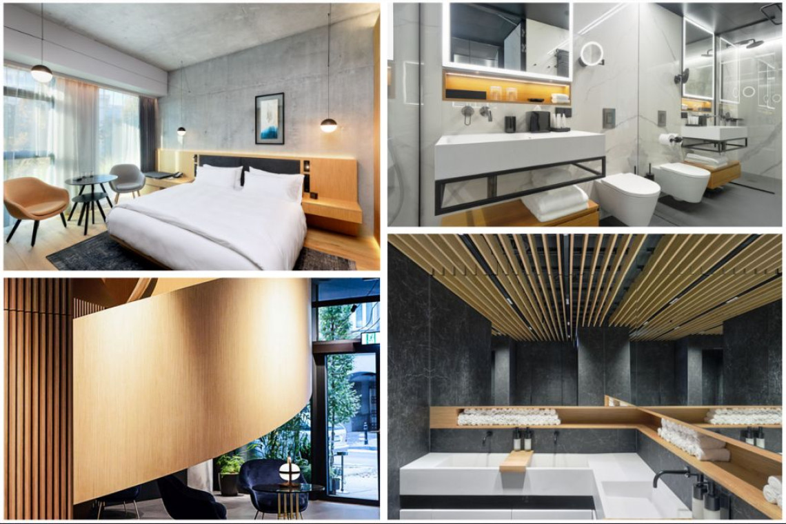 Nobu Hotel Warsaw na tle konkurencji wyróżnia oryginalny design. Każdy element aranżacji wnętrz został dopracowany w najmniejszym szczególe. Zachwyca również wystrój łazienek. Przy realizacji aranżacji tak wyjątkowego obiektu zaprosili do współpracy same prestiżowe marki. Wśród nich znalazła się marka Laufen (należy do grupy Roca), fot. mat. Laufen Wnętrzarska perełka, czyli Nobu Hotel Warsaw Roberta De Niro. Nawet aranżacja łazienek robi wrażenie