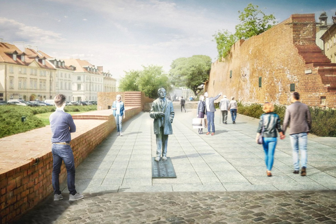 To już pewne, niedługo powstanie pomnik wybitnego polskiego architekta - prof. Jana Zachwatowicza na Starym Mieście w Warszawie, fot. mat. facebook Krystian Dominik Suchecki Jeden z wybitniejszych polskich architektów w końcu doczeka się pomnika. I to w miejscu szczególnym
