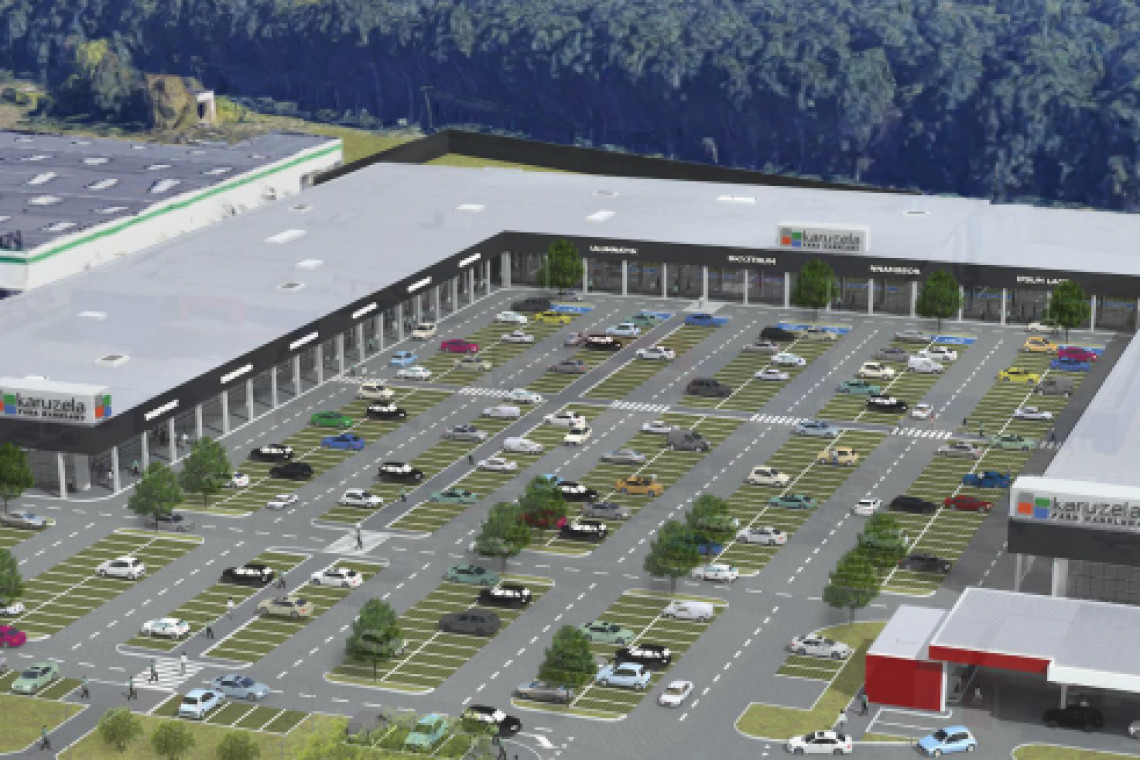 Karuzela Puławy fot. mat. prasowe Dawny hipermarket Tesco zmieni się w nowoczesny park handlowy