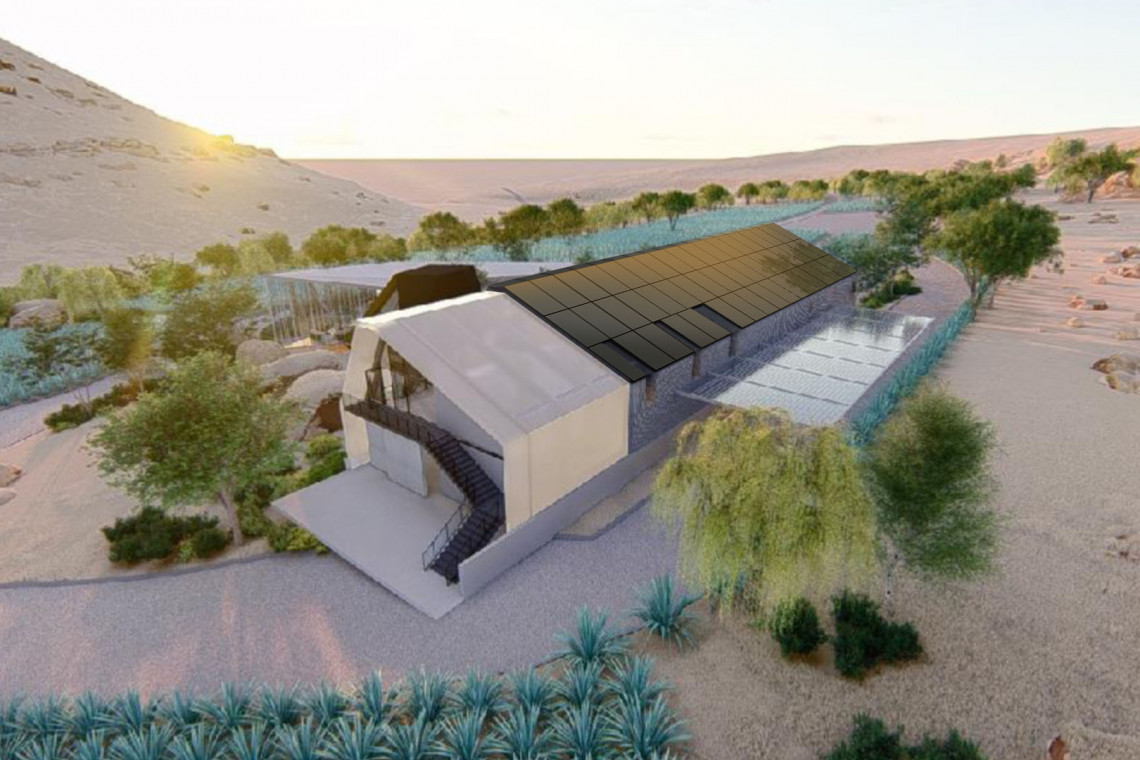 Projekt Makeka Design Lab: Destylarnia z dachem solarnym SunRoof, RPA. Fot. Mat. prasowe Mokena Makeka i polsko-szwedzki startup ze wspólną wizją zrównoważonej architektury w Afryce