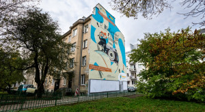 Na warszawskim Powiślu odsłonięto antysmogowy mural