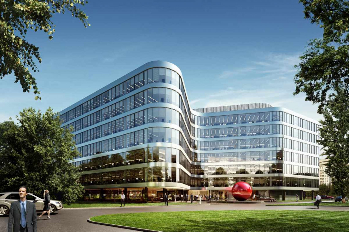 Kompleks Dor Plaza. Proj. MWH Architekci Andrzej Wyszyński, fot. mat. prasowe Ruszyła budowa nowoczesnego biurowca spod kreski MWH Architekci