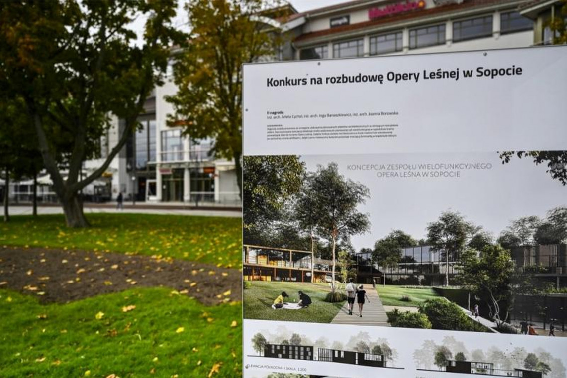 Jak może zmienić się otoczenie Opery Leśnej w Sopocie? Projekty i prace koncepcyjne