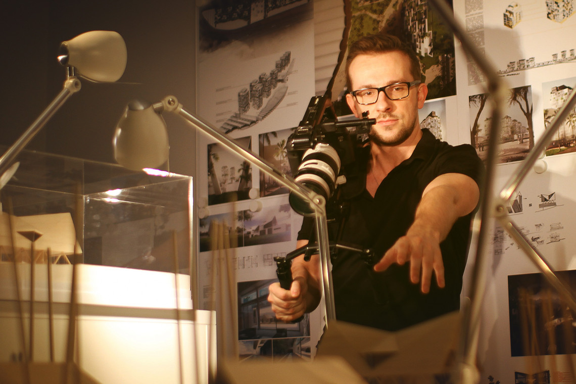 Rafał Barnaś - making of ArchiPaper, fot. mat. architekta Animacja architektoniczna Rafała Barnasia z sukcesami na międzynarodowej arenie