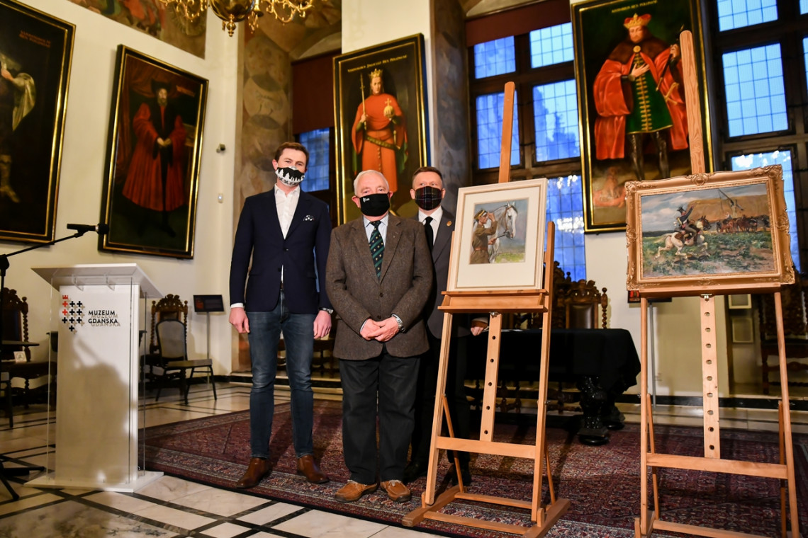 Dwa obrazy Wojciecha Kossaka trafiły do Muzeum Gdańska