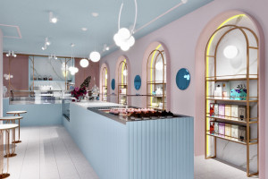 Żurawicki Design zaprojektowali wnętrza cukiernio-lodziarni w Londynie