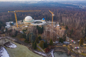 Trwa rozbudowa Planetarium Śląskiego w Chorzowie. Zaglądamy na plac budowy!