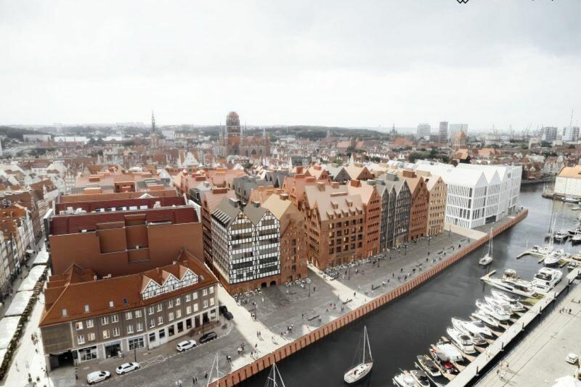 Gdańsk w budowie. Trwa II etap zabudowy Wyspy Spichrzów