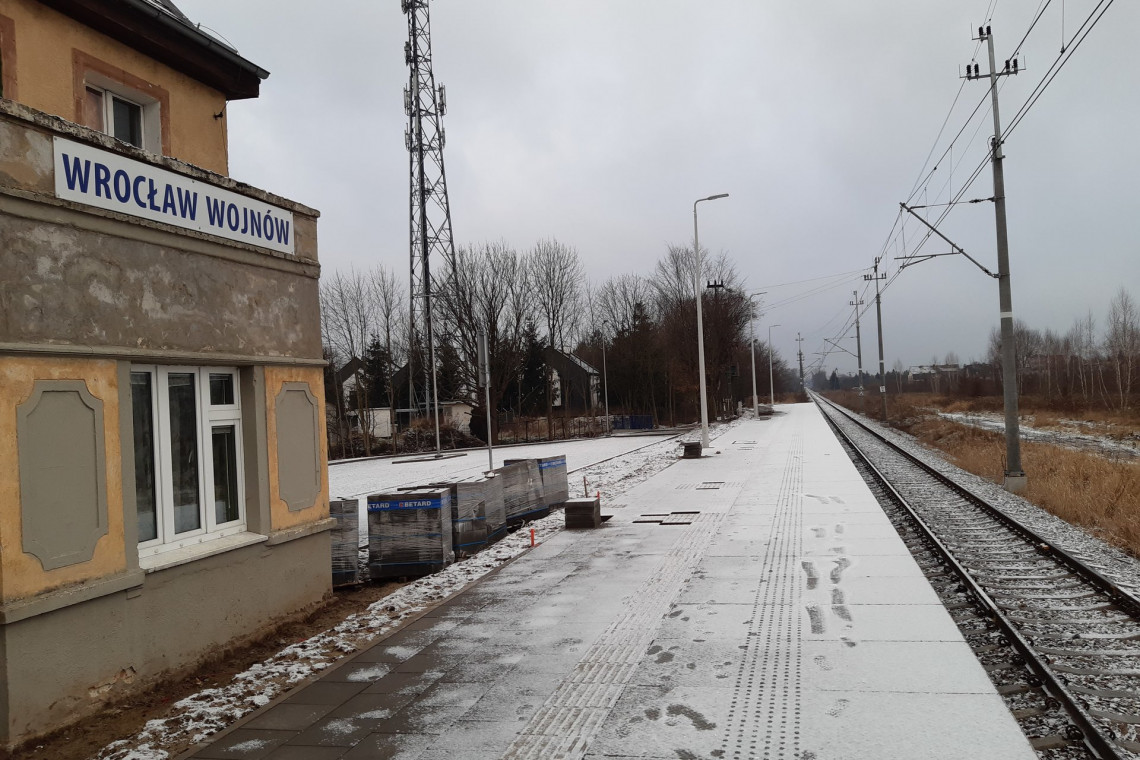 PKP PLK buduje nowe perony w woj. dolnośląskim