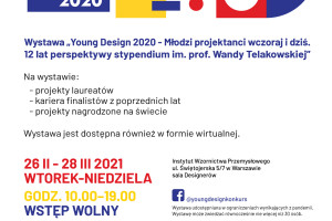 Otwarcie wystawy Young Design 2020 - młodzi projektanci wczoraj i dziś w Instytucie Wzornictwa Przemysłowego