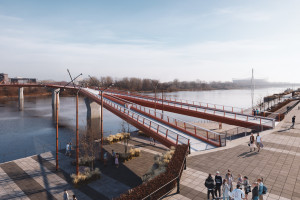 Budowa jednego z najdłuższych mostów pieszo-rowerowych na świecie coraz bliżej
