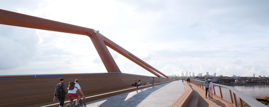 Ruszył przetarg na budowę jednego z najdłuższych mostów pieszo-rowerowych na świecie. Powstanie w Warszawie