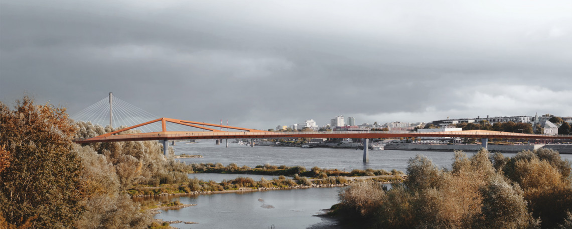 Ruszył przetarg na budowę jednego z najdłuższych mostów pieszo-rowerowych na świecie. Powstanie w Warszawie
