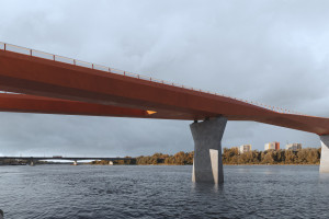 Budowa jednego z najdłuższych mostów pieszo-rowerowych na świecie coraz bliżej