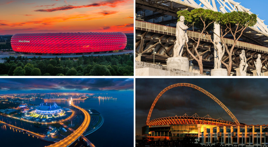 Wembley, Allianz Arena, Stadio Olimpico. Oto stadionowe bryły, na których będzie rozgrywać się Euro 2021