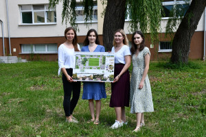 Szpital w Choroszczy z nowym ogrodem. To projekt studentek Politechniki Białostockiej