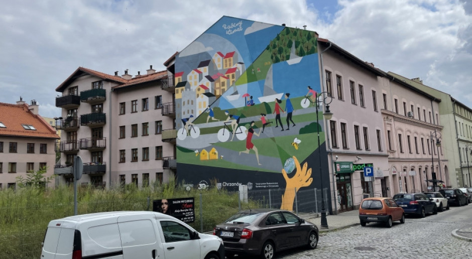 W Chorzowie powstał mural oczyszczający powietrze