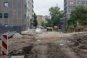 Nowe drogi w centrum Łodzi. Budowa trzech inwestycji na półmetku