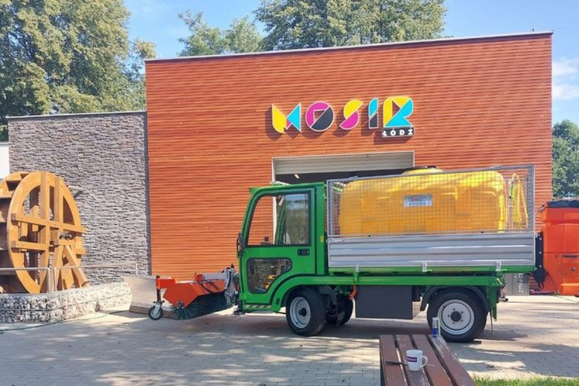 Ekologiczna Łódź. Nowy, elektryczny pojazd w Miejskim Ośrodku Sportu i Rekreacji