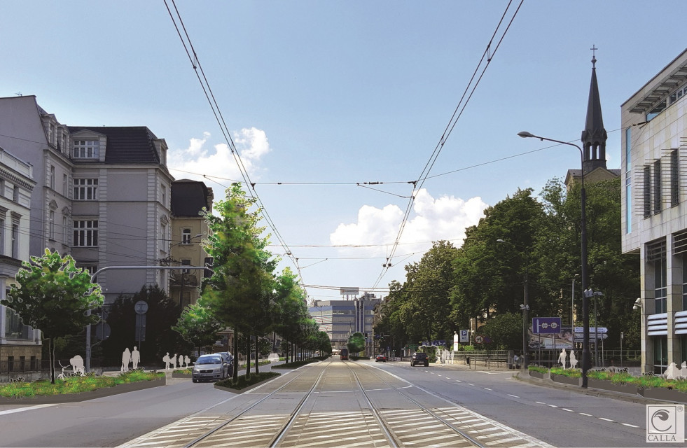 Rusza zazielenianie ważnej ulicy w Katowicach