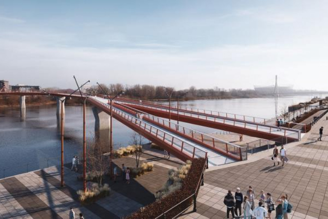 Wiemy, kto wybuduje most pieszo-rowerowy na Pragę