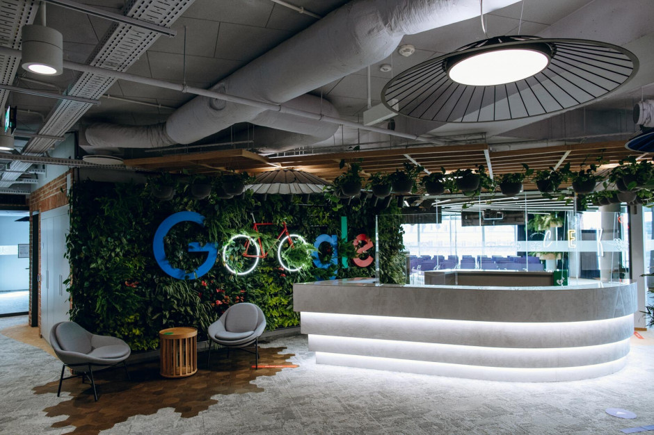 Biuro Google we Wrocławiu, proj. wnętrz Trzop Architekci, fot. Jacek Waszkiewicz / mat. prasowe Google