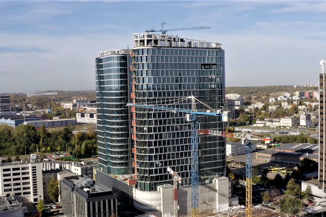Zaglądamy na plac budowy Global Office Park w Katowicach